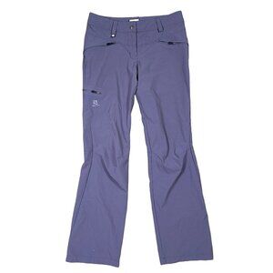 Salomon Women's Purple Straight-Leg Pants